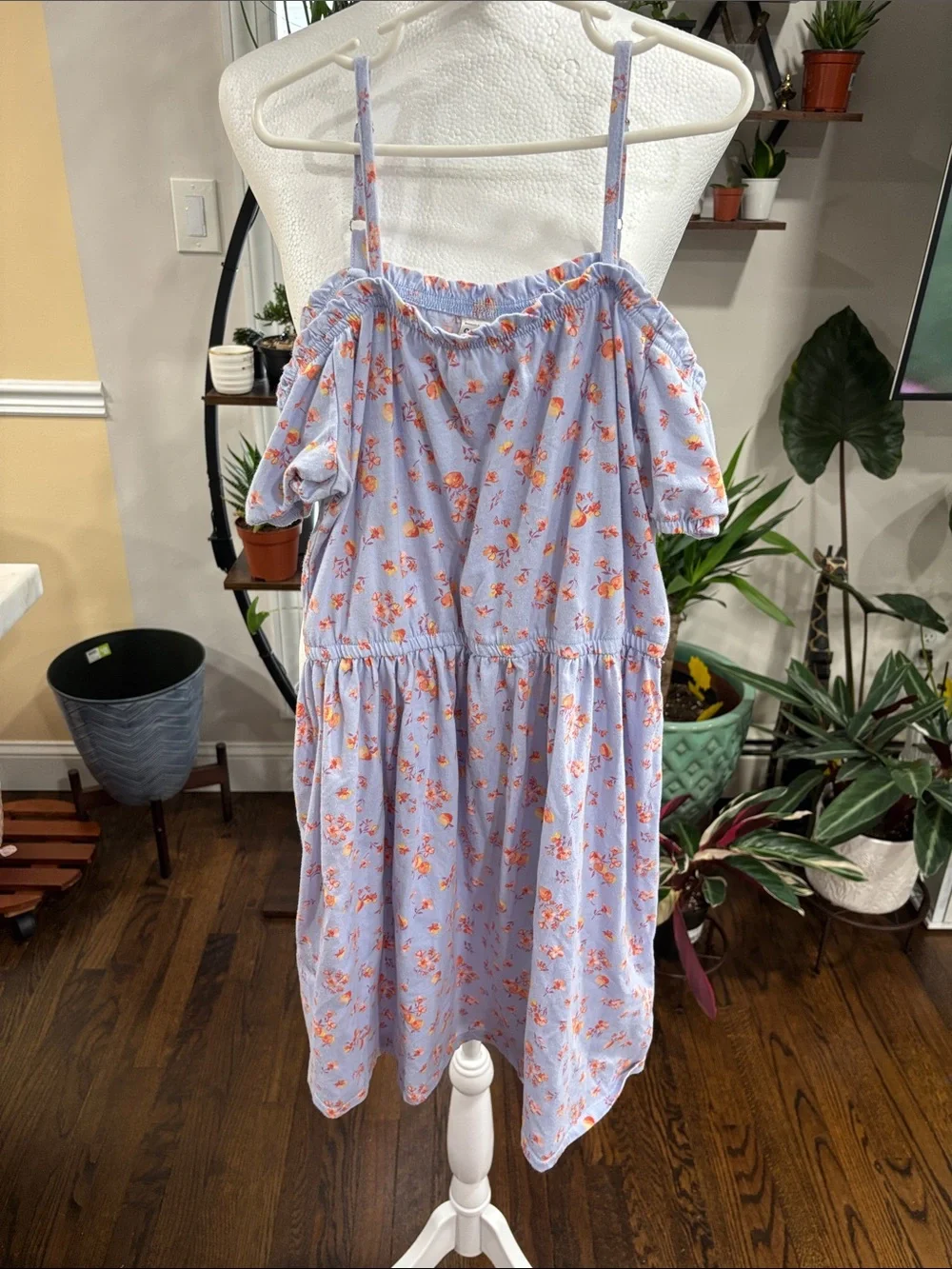 OshKosh B’Gosh floral off shoulder dress size 14